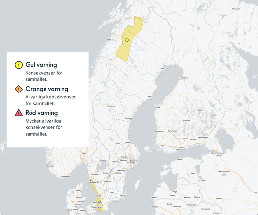 SMHI - Varningar och meddelanden
