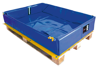 Hopfällbar Spill‑Berm för Pall