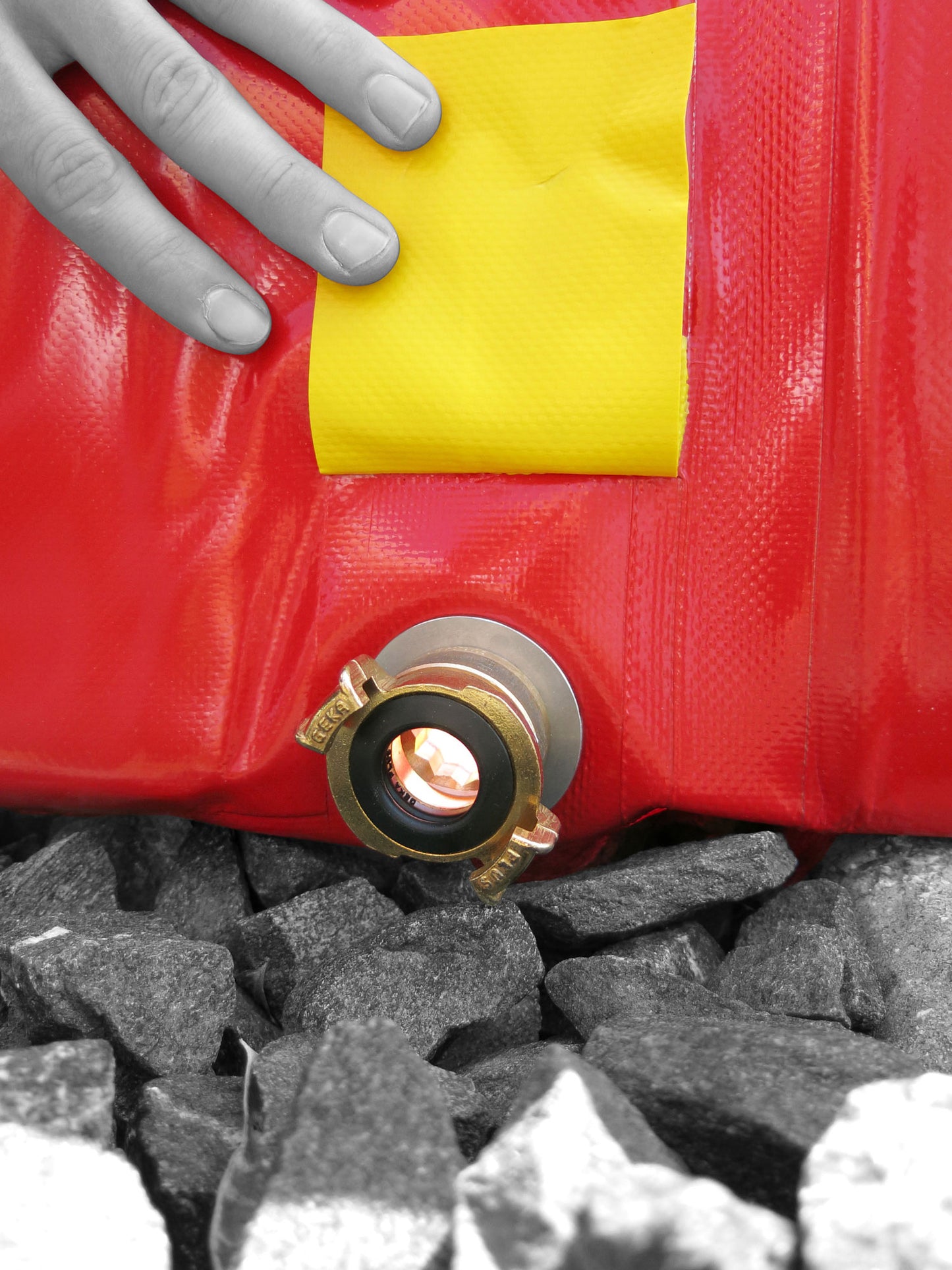 Hopfällbar Spill‑Berm för Järnväg 